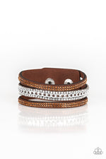 Load image into Gallery viewer, Rollin In Rhinestones - Brown
