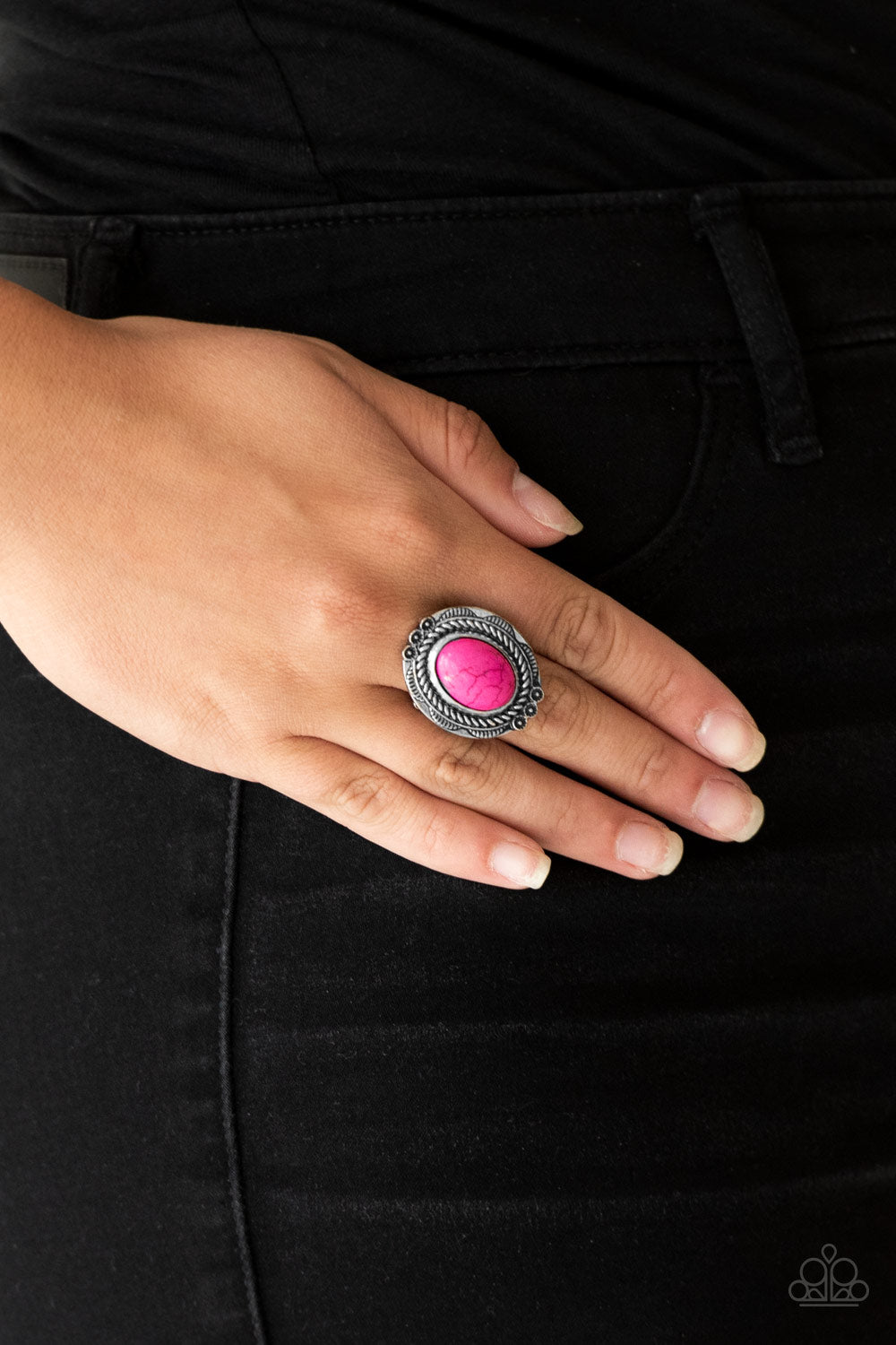 Tumblin' Tumbleweed Pink Ring